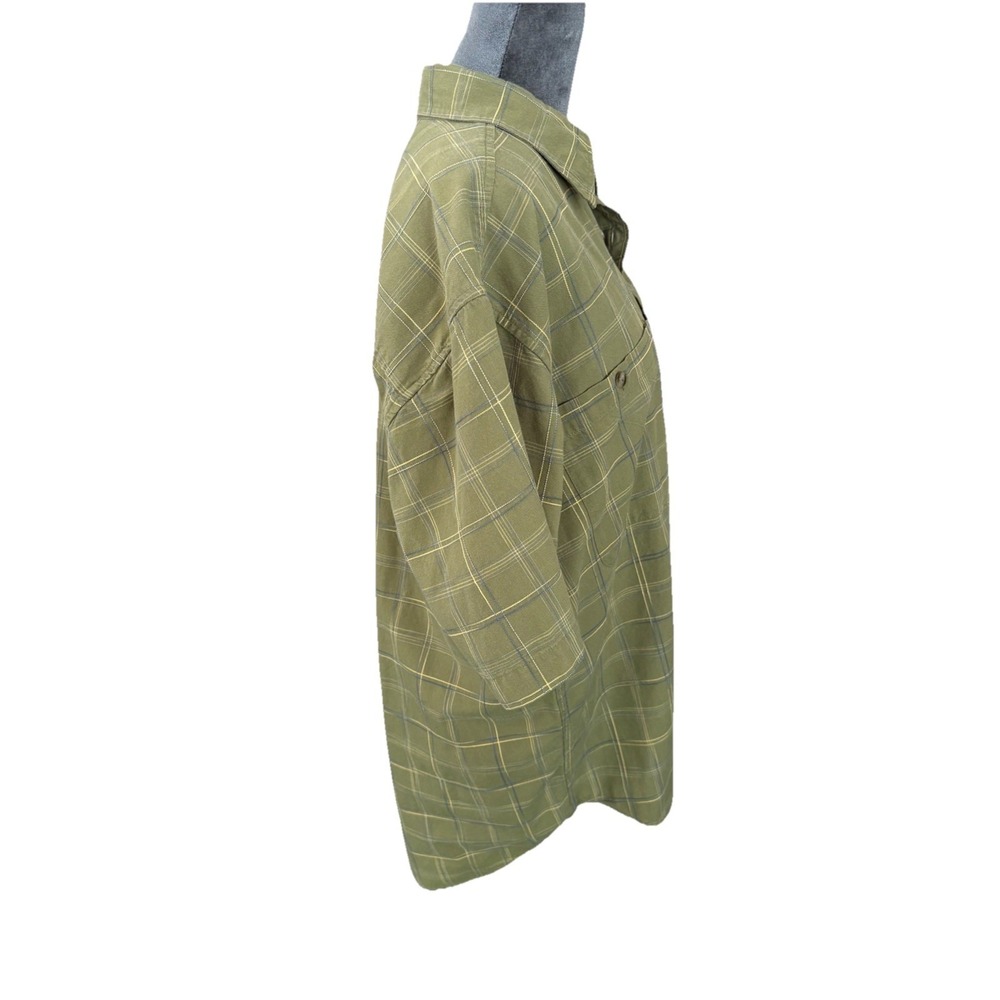 Vintage Cabella's Outfitters Series Men's Medium Short Sleeve Shirt Green‎ ECU - Picture 5 of 9